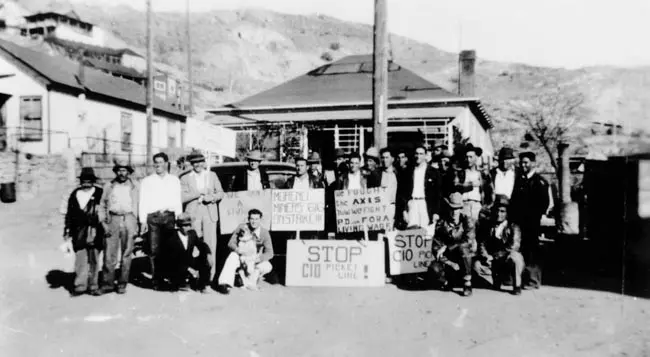 Morenci Miners Union Local 616 on strike in 1946